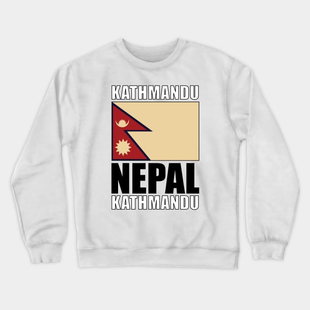 Flag of Nepal Crewneck Sweatshirt by KewaleeTee